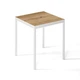 Стіл кухонний Brevity Loft mini ART IN HEAT Дуб Евок + Білий 67 х 75 х 67 см - зображення 2