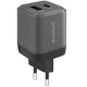 Сетевое зарядное устройство Proove Pure GaN Plus 30W 1*USB QC3.0 1*Type-C PD3.0 Black - изображение 3