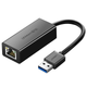 Внешний сетевой адаптер USB to RJ45 Ugreen CR111 USB 3.0 Gigabit Ethernet Adapter 1Гбит/с (Black) - изображение 1