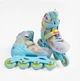 Комплект роликов с защитой 80-189S Best Roller колеса PU светящиеся. Multicolor (размер 35-38) (186067) - изображение 2