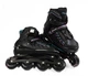 Роликовые коньки 118-20 L Best Roller колеса PU светятся. Black (размер 39-41) (186083) - изображение 2