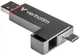 Флеш пам'ять Verbatim Dual QuickStick 512GB USB-C/USB-A Grey (0023942320425) - зображення 2