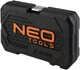 Zestaw kluczy nasadowych NEO Tools 1/4" 38 szt. 10-232 (5906692019342) - obraz 2