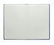 Блокнот BUROMAX 125*195мм 96арк. TWEED 291163-02 штучна шкіра, синій, на гумці (клітинка) /BM.291163-02/ - изображение 4