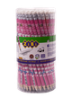 Олівець графітовий ZiBi 2300 HB FLOWERS із резинкою (100) /ZB.2300/ - зображення 1