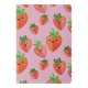 Блокнот BUROMAX А5 32арк. FRUITS 24822103-29 малиновий, обкладинка прошита (клітинка) (12) /BM.24822103-29/ - зображення 1