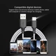 Кабель USB C 2.4A (1m) — Earldom EC-154C — Red - изображение 3