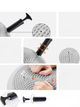 Балансувальна масажна подушка, диск для сидіння, йоги, сенсомоторна Balance Cushion, сіра - зображення 8