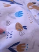 Захисний манеж для потяга з чохлом, дитячий бар'єр від падіння, лісові звірята - изображение 5
