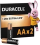 Щелочные батарейки Duracell AA (LR6) MN1500 Basic 2 шт (5000394076921) - изображение 1