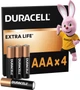 Щелочные батарейки Duracell AAA (LR03) MN2400 4 шт (81545421)(5000394077164) - изображение 1