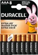 Щелочные батарейки Duracell AAA (LR03) MN2400 8 шт (5000394203358) - изображение 2