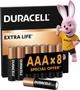 Щелочные батарейки Duracell AAA (LR03) MN2400 8 шт (5000394203358) - изображение 1