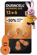 Батарейки для слуховых аппаратов Duracell Hearing Aid 13 6 шт (5000394167070) - изображение 1