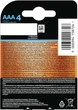 Щелочные батарейки Duracell Optimum AAA 1.5В LR6 4 шт (5000394158726) - изображение 3