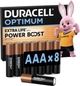 Щелочные батарейки Duracell Optimum AAA 1.5В LR03 8 шт (5000394158962/5000394178359) - изображение 1