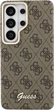 Etui plecki Guess 4G Script MagSafe do Samsung Galaxy S26 Ultra Brown (3666339613020) - obraz 3