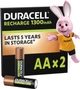 Аккумулятор Duracell&nbsp;Recharge Ni-MH AA 1300 mAh 2 шт (5000394047716) - изображение 1