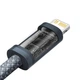 Кабель Baseus Dynamic Series Fast Charging Type-C to Lightning 20W 1м (CALD000016) Slate Grey - зображення 5