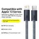Кабель Baseus Dynamic Series Fast Charging Type-C to Lightning 20W 1м (CALD000016) Slate Grey - зображення 8