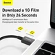 Кабель Baseus Superior Series Fast Charging Type-C to Lightning PD 20W 1м (CATLYS-A01) Black - зображення 14