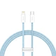 Кабель Baseus Dynamic Series Fast Charging Type-C to Lightning 20W 1м (CALD000003) Blue - зображення 1