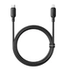 Кабель Baseus Silky Series Fast Charging Type-C to Lightning 20W 1м (P10377700113-00) Black - зображення 2