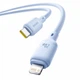 Кабель Baseus Silky Series Fast Charging Type-C to Lightning 20W 1м (P10377700313-00) Blue - зображення 1