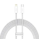 Кабель Baseus Dynamic Series Fast Charging Type-C to Lightning 20W 2м (CALD000102) White - зображення 1