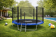 Батут Fitonix 312 см 10 ft, до 150 кг, із сіткою безпеки та драбинкою, для дачі, двору, дітей та дорослих - зображення 2