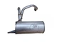 Глушник Фіат 126 (Fiat 126) EL 09.94-09.00 (07.165) Polmostrow алюмінієвий - зображення 1