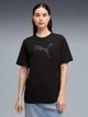Футболка хлопковая длинная женская Puma Her Relaxed Graphic Tee 69188401 S Black (4069161879357) - изображение 1
