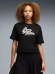 Футболка хлопковая женская Puma Graphics Relaxed Varsity Tee 69190901 L Black (4069161647864) - изображение 1
