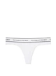 Бавовняні трусики-стрінги з логотипом Victoria's Secret M (26825391) - изображение 1