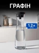 Графин для воды с крышкой 1.2 л стеклянный графин кувшин для сока лимонада Прозрачный - изображение 1