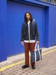 Джинсы Regular Fit мужские Uniqlo 623447387 40 Коричневые (1159855958) - изображение 5