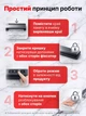 Вакууматор для їжі вологих та сухих продуктів м'яса овочів зелені вакуумний пакувальник вакуматор чорного кольору порт для зовнішнього вакуумування з 2 адаптерами комплект + плівка Silver Crest AM 579 - зображення 5
