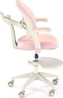 Офісне крісло Halmar Panco обертове Рожеве (5905248131668) - зображення 4