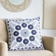 Наволочка Homla Ganti w wyszywane kwiaty granatowe 45x45 см (5904183877303) - зображення 4