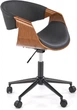 Офісне крісло Halmar Bilbo Чорно-горіхове (5905248131477) - зображення 3