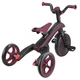 Детский велосипед Globber Explorer trike Foldable 4 в 1, бордовий (732-202-2) - изображение 3