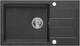 Zlew kuchenny Kernau KGS K 6078 1B1D Black Metallic - obraz 1