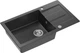 Zlew kuchenny Kernau KGS K 6078 1B1D Black Metallic - obraz 2