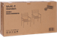 Zestaw krzeseł ogrodowych ModernHome by Multistore YC-051KD-3-5 - obraz 8