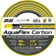 Садовий шланг 2Е AquaFlex Carbon 1/2" 10м, 4-шаровий, витримує тиск до 20 бар, температурний діапазон -10...+60°C. (636495) - зображення 1