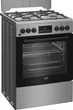 Комбинированная плита Beko, 72 л, 60x60 см, с дисплеем, конвекция, серого цвета (629679) - изображение 3