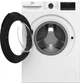 Стиральная машина Beko фронтальной загрузки, 8 кг, 1400 об/мин, класс энергопотребления A, ширина 55 см, с дисплеем, инверторным мотором и функцией стирки паром, белая (629116) - изображение 4
