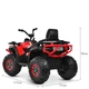 Детский электроквадроцикл 70W Bambi M 4081EBLR (Красный) - изображение 5