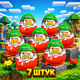 Kinder Joy Minecraft 7 штук по 20 г кіндер джой майнкрафт шоколадне яйце з іграшкою сюрприз Ferrero для дітей подарунок фанатам гри колекційна фігурка нова серія - зображення 4
