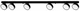 Спотовый светильник BERGER 4003-SL-6 Black GX53 max 6x15 Вт - изображение 1